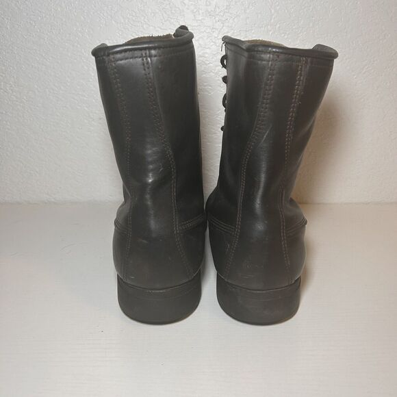 Addison Shoe Company 1978 Vintage Biltrite Boots Mens Size 8W Lace Up Steel Toe - Picture 3 of 10